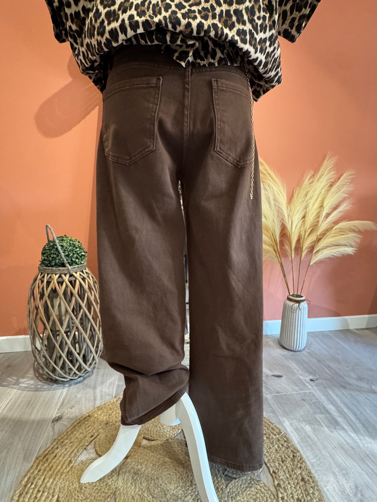 JEAN « CHOCO » WIDE LEG
