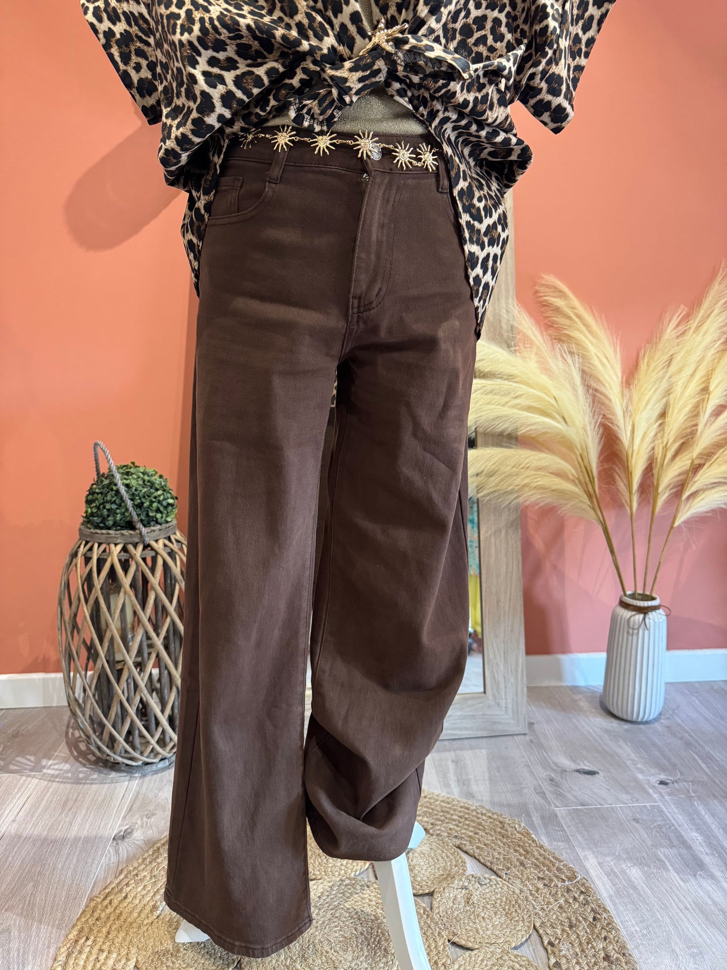 JEAN « CHOCO » WIDE LEG