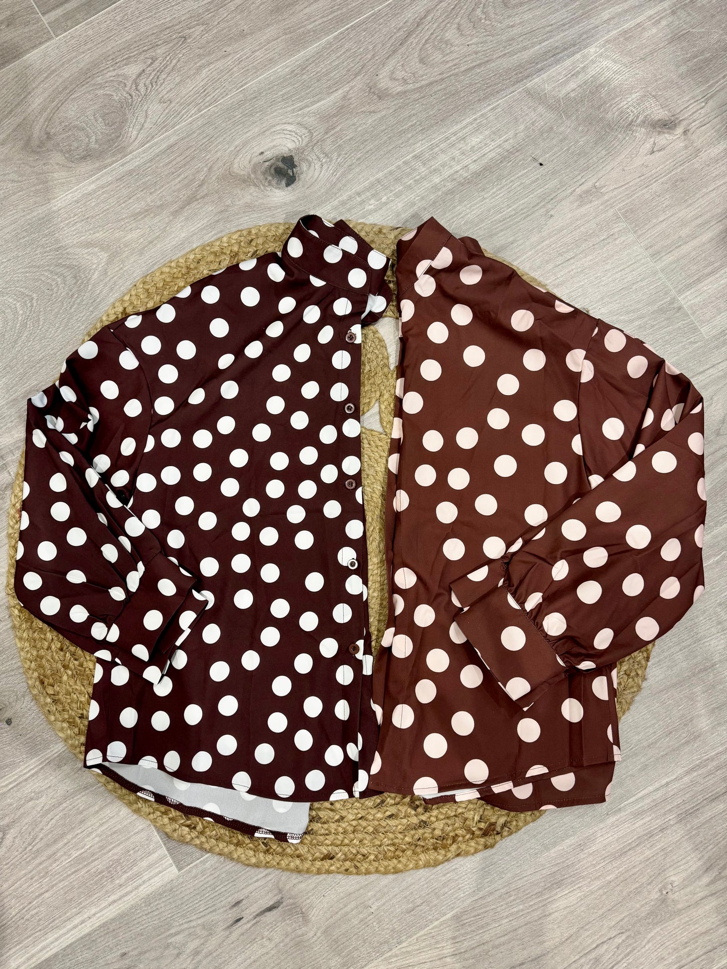 Chemise CONFETTI chocolat