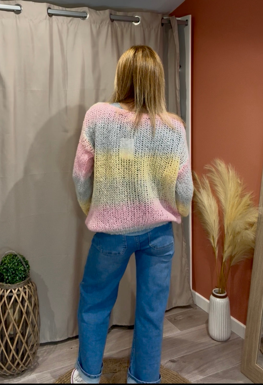 Jean BB Wide leg poches plates