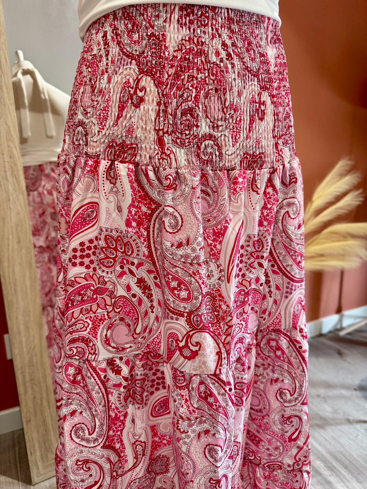 JUPE LONGUE "ZOLA" TAILLE ELASTIQUE