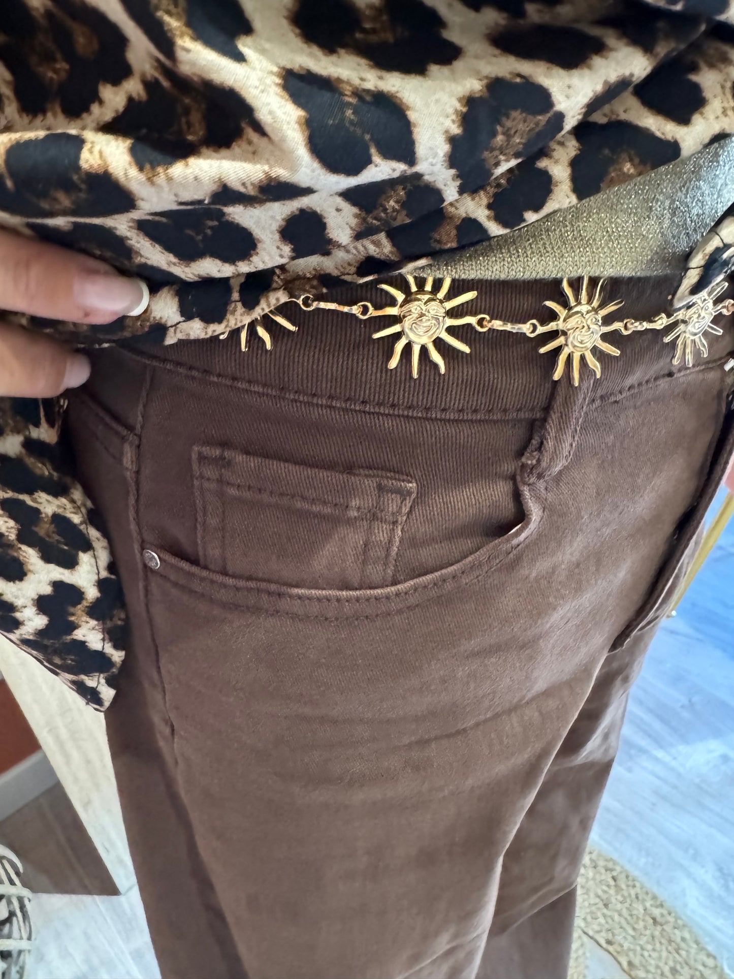 JEAN « CHOCO » WIDE LEG