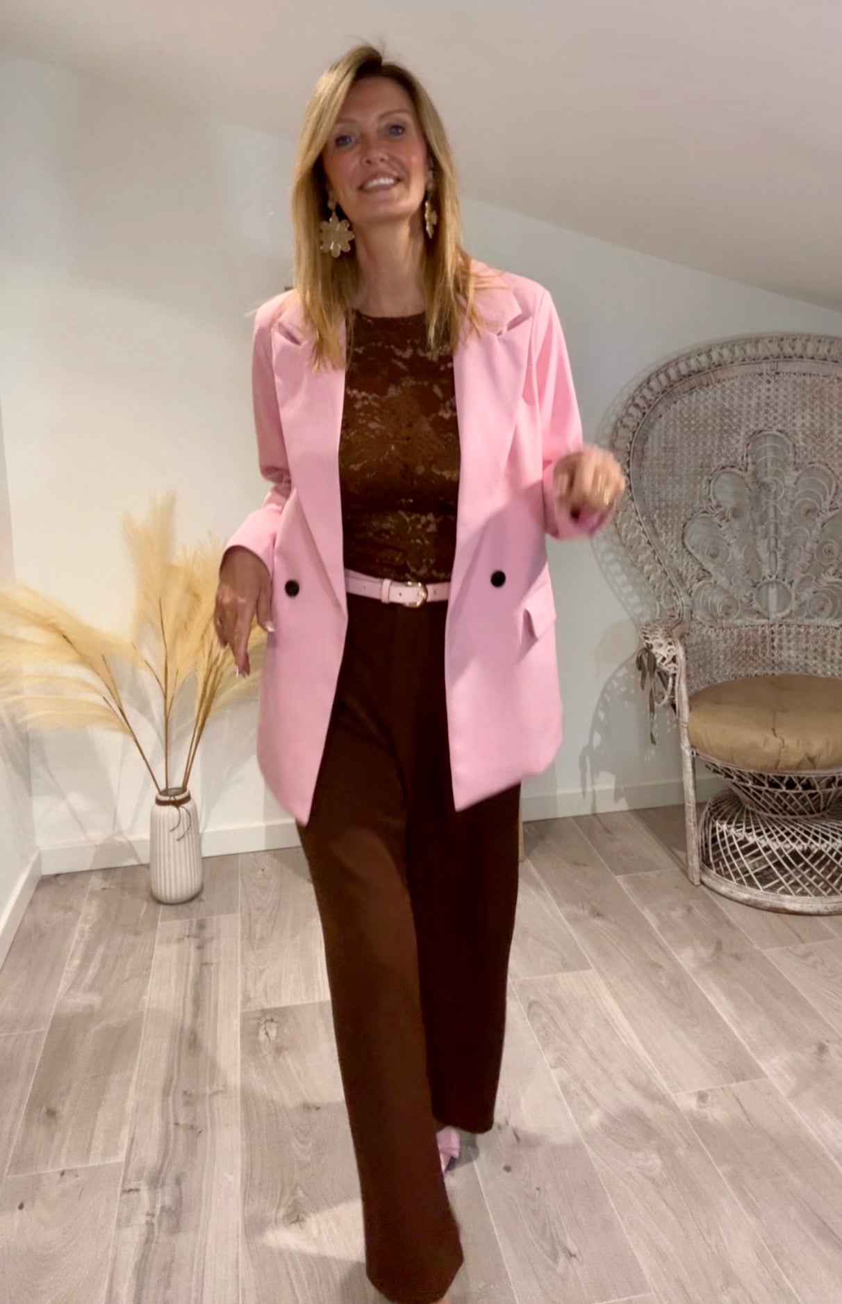 Blazer FLAMANT rose