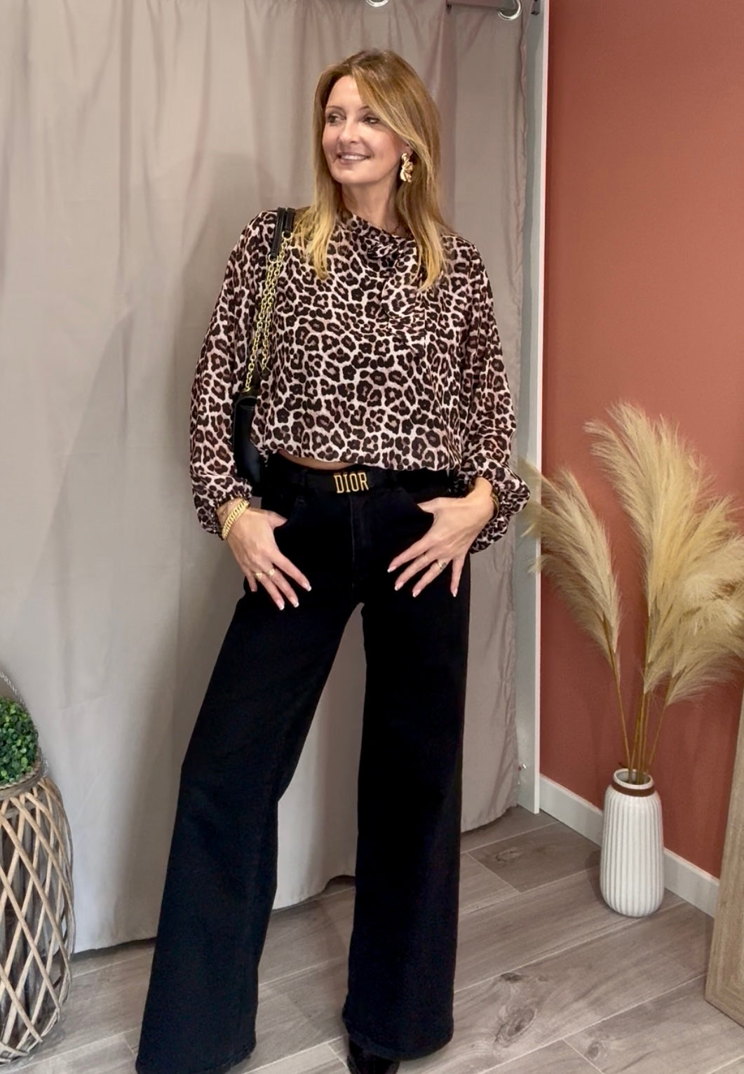 Blouse à noeud FELINE