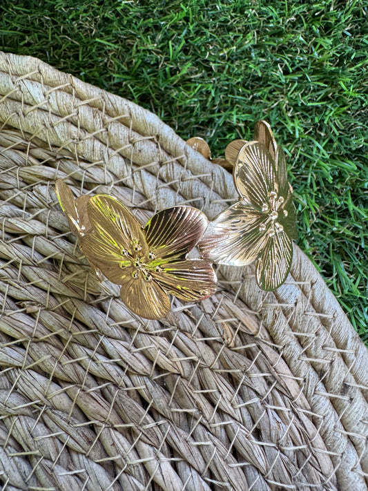 BRACELET "FLEURETTE"EN ACIER INOXYDABLE