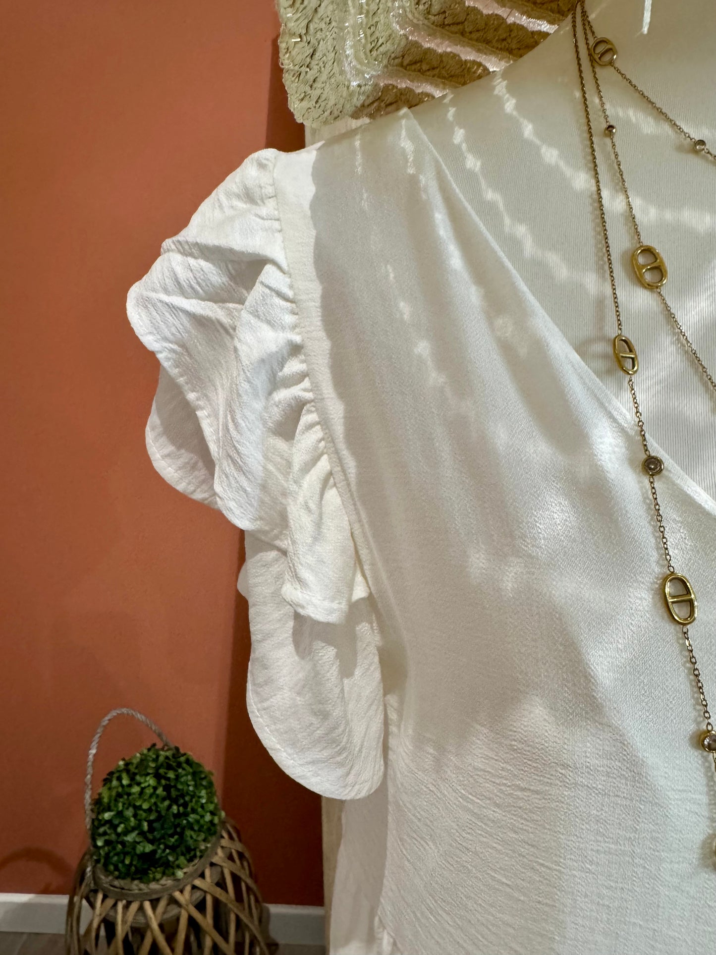 ROBE LONGUE « THELMA » BLANCHE