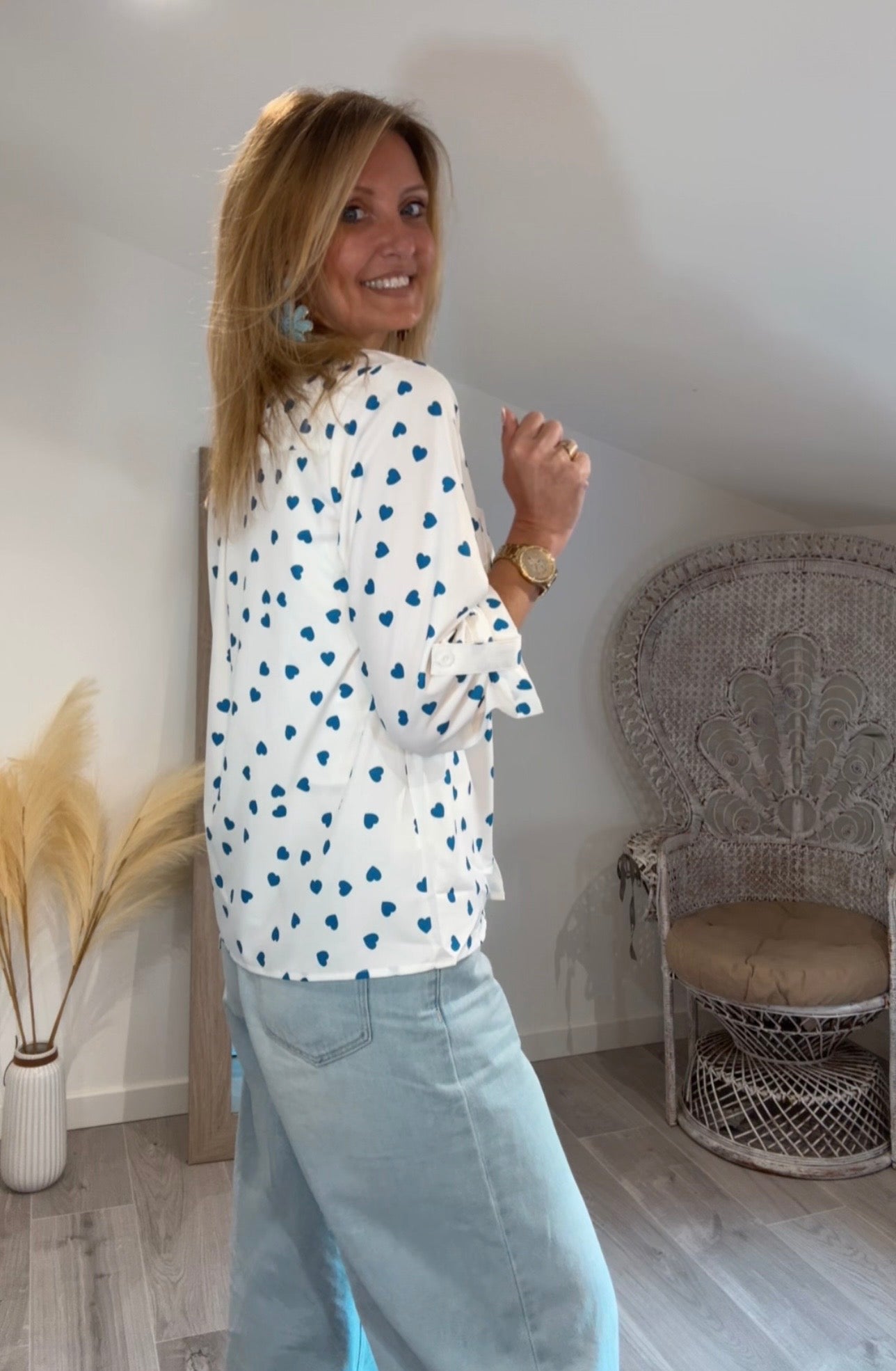 Chemise CORAZON bleue