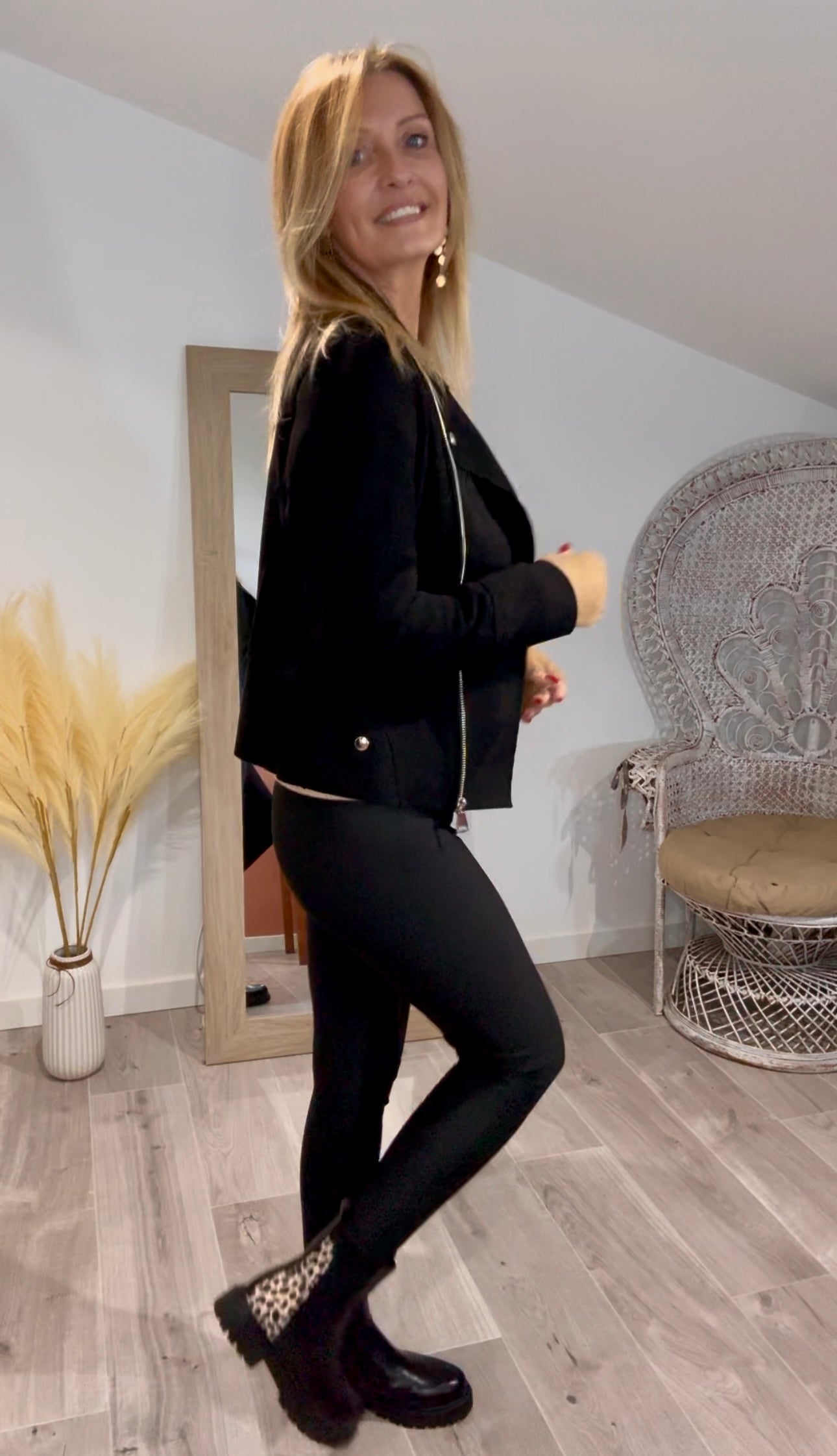 Legging CHILL noir doublé polaire
