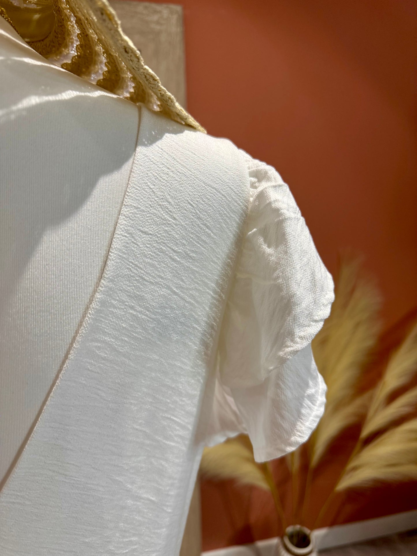 ROBE LONGUE « THELMA » BLANCHE