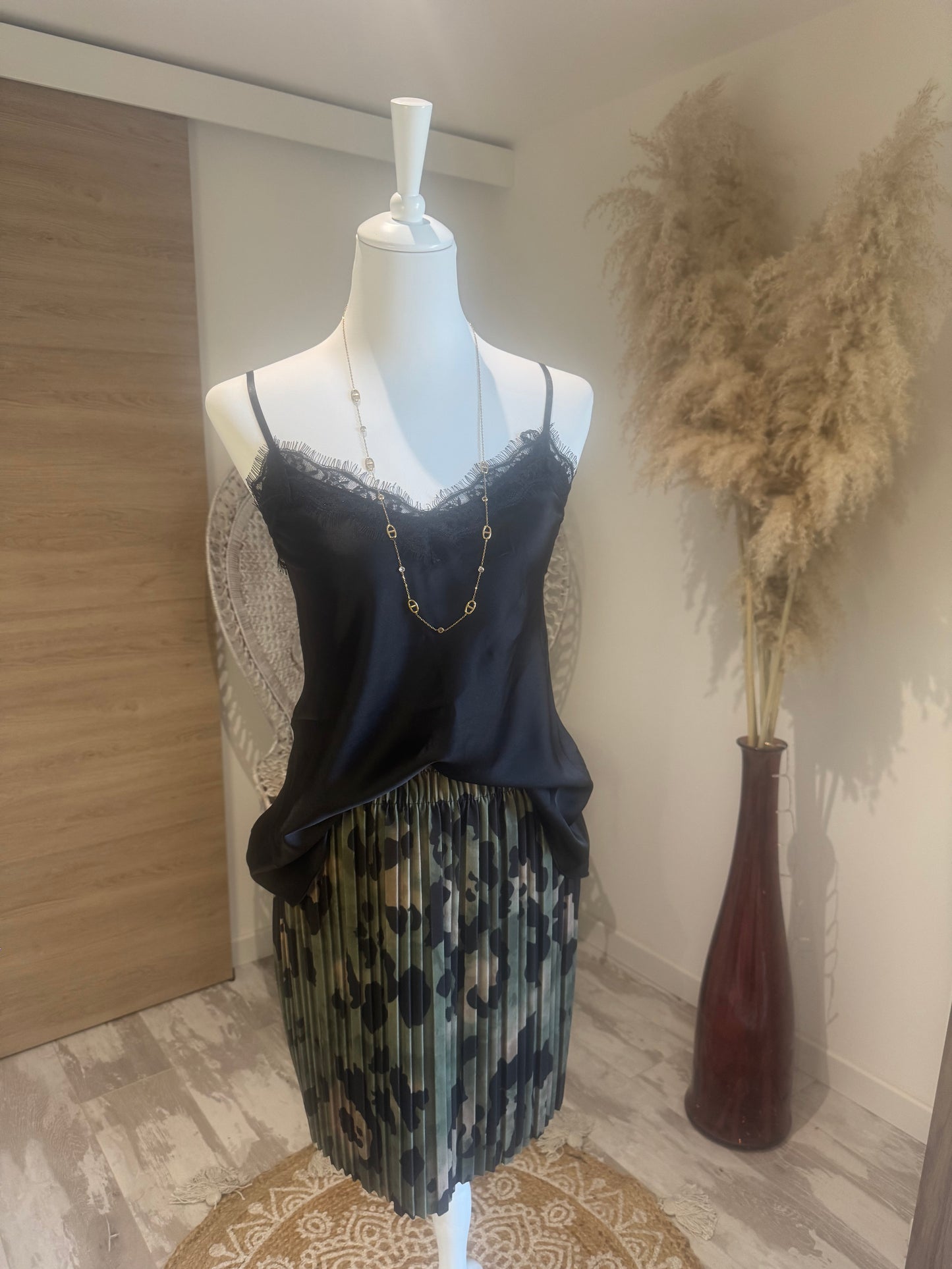 JUPE PLISSEE "CAMOUFLAGE"