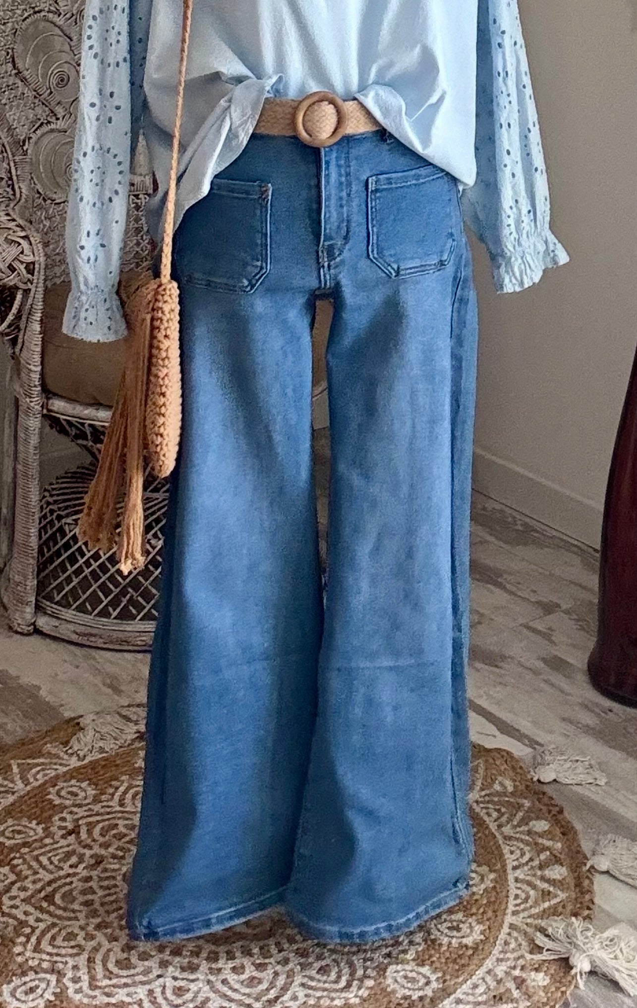 JEANS WIDE LEG "VINTAGE"