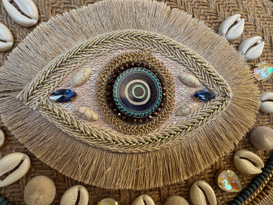 SAC A MAIN / POCHETTE "AMALYA" AVEC ANSE ET CHAINE DOREE