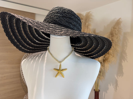 CAPELINE NOIRE REGLABLE " CALYPSO"