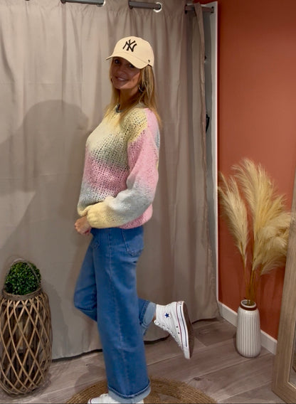 Jean BB Wide leg poches plates