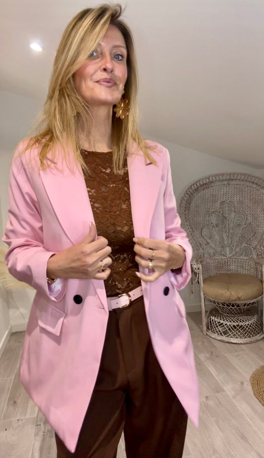 Blazer FLAMANT rose