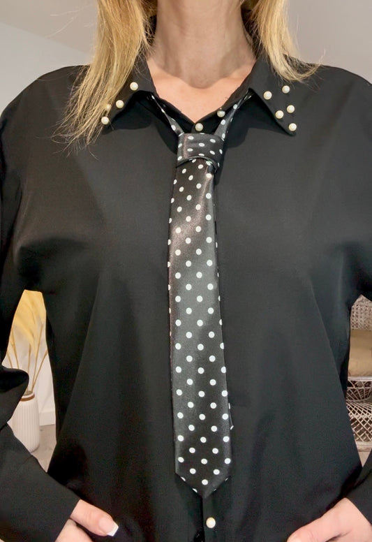 Cravate POISSETTE noir