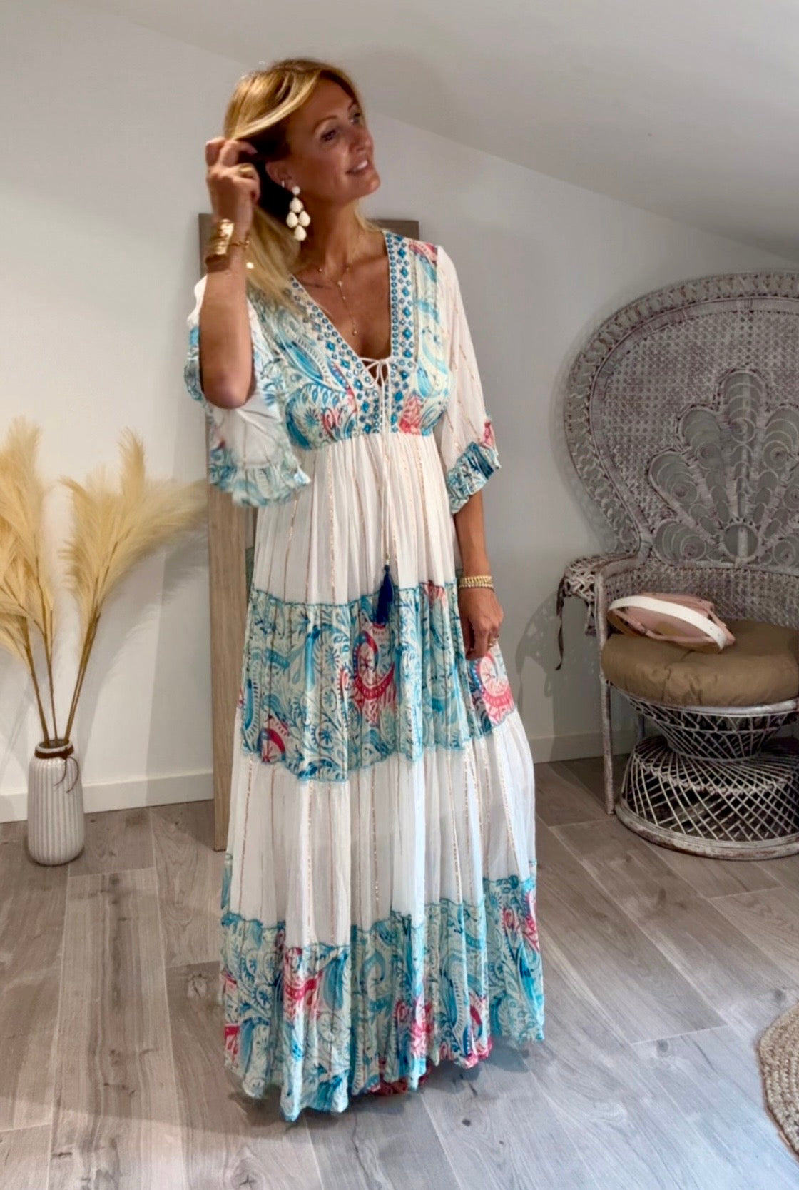 Robe longue bohème IBIZA