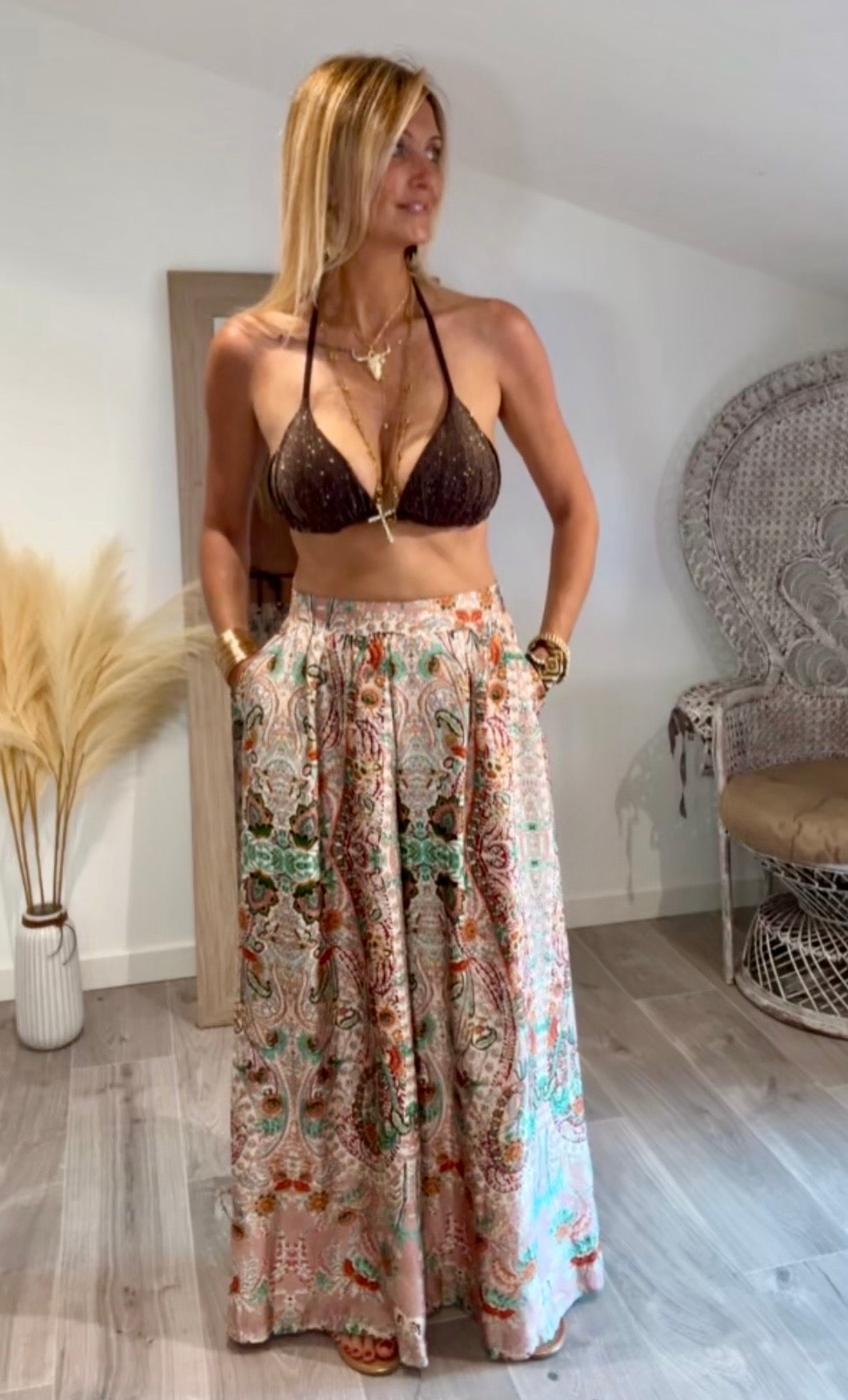 Ensemble bohème pantalon + veste