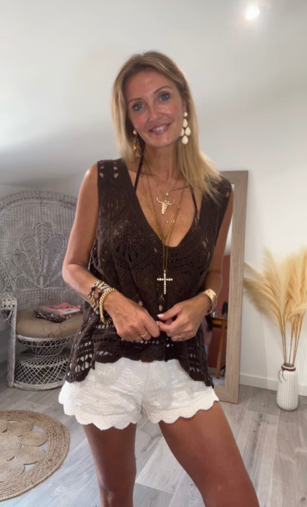 Débardeur GIPSY crochet