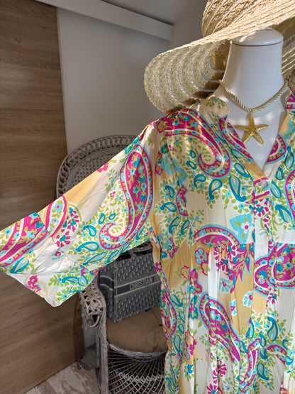 ROBE OVERZIZE COURTE "PASTEL"