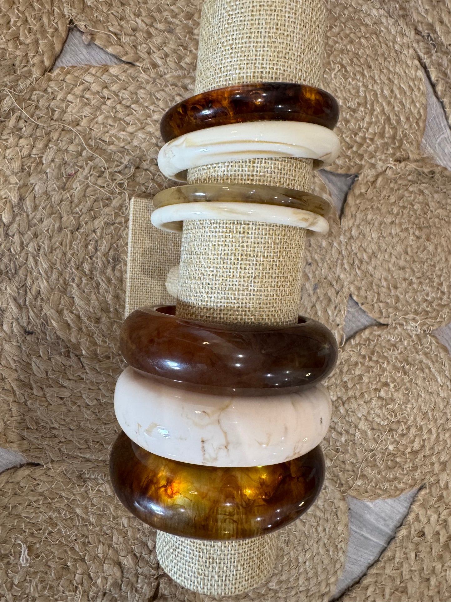 Bracelet RÉSINE Marbrée taille S