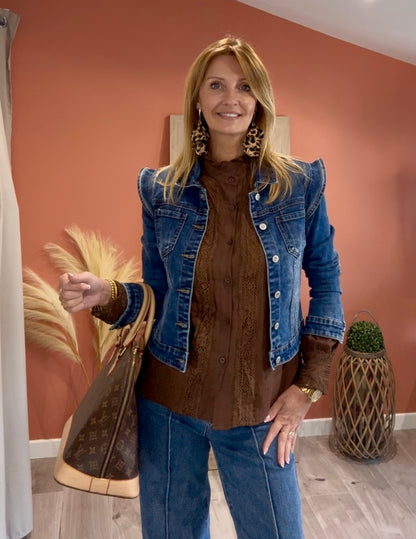 Chemise MOUSQUETAIRE chocolat