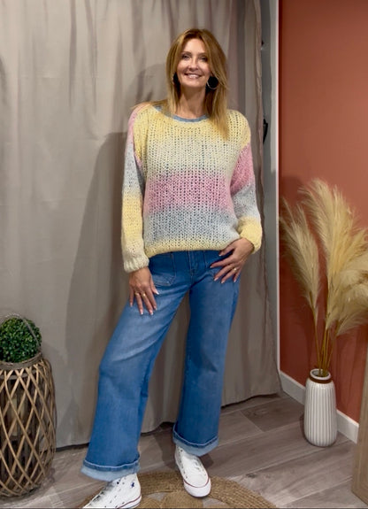 Jean BB Wide leg poches plates