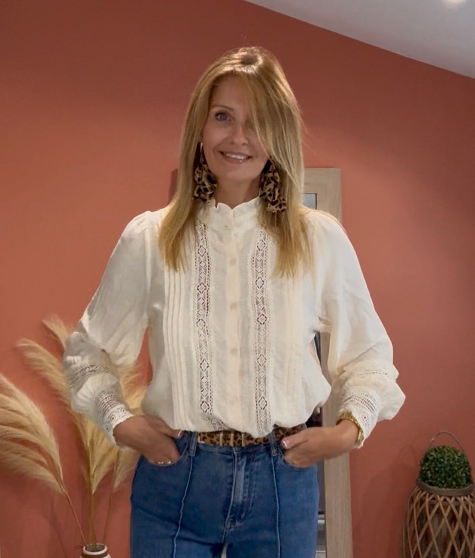 Chemise MOUSQUETAIRE beige