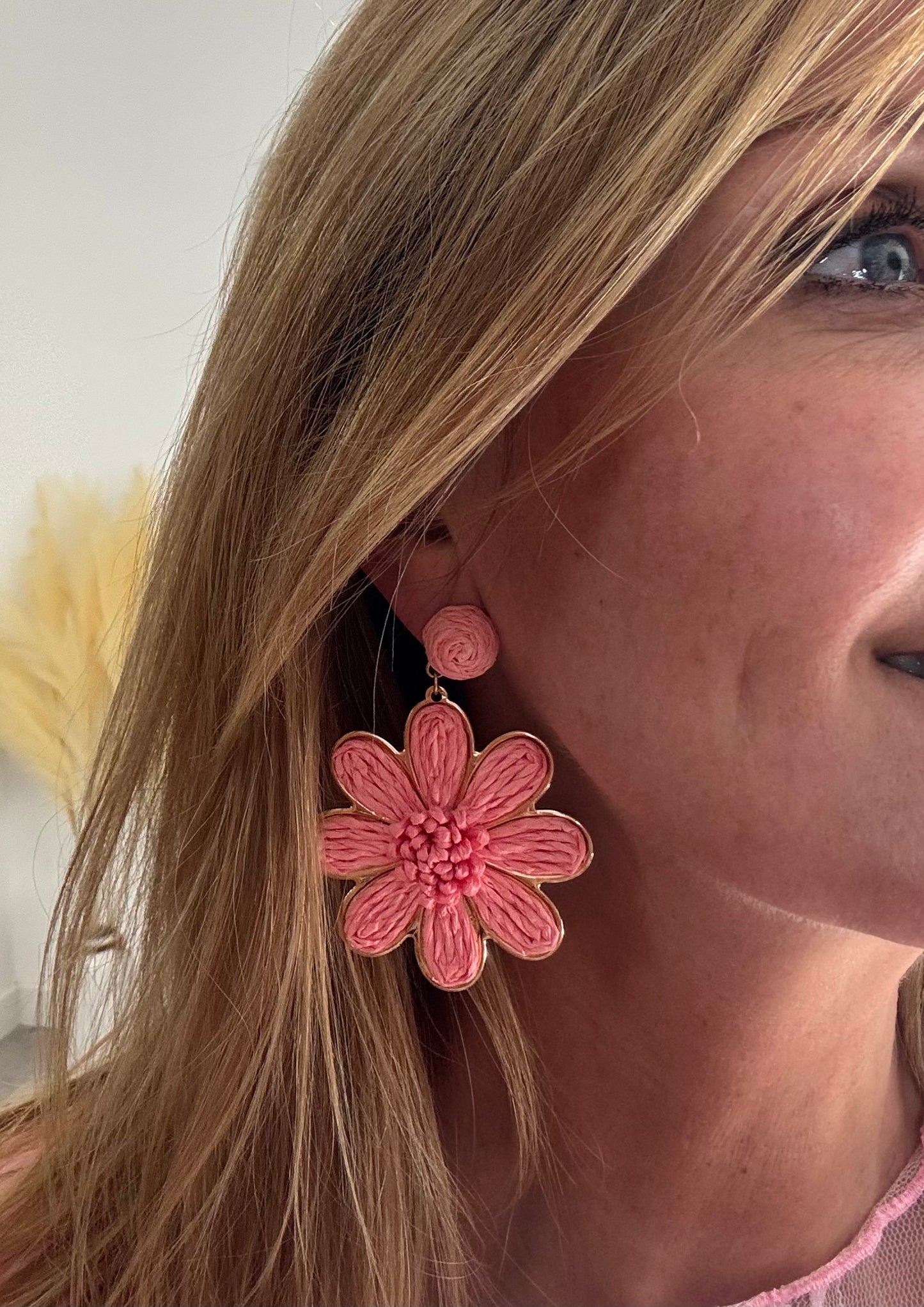 Boucles d’oreilles MARGUERITE ROSE