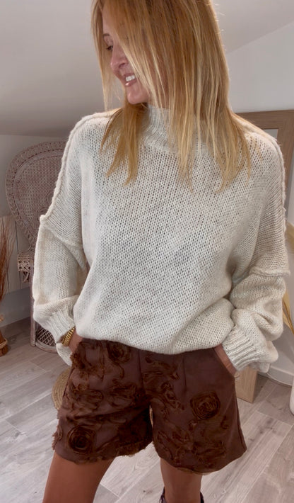 Pull COCOON beige