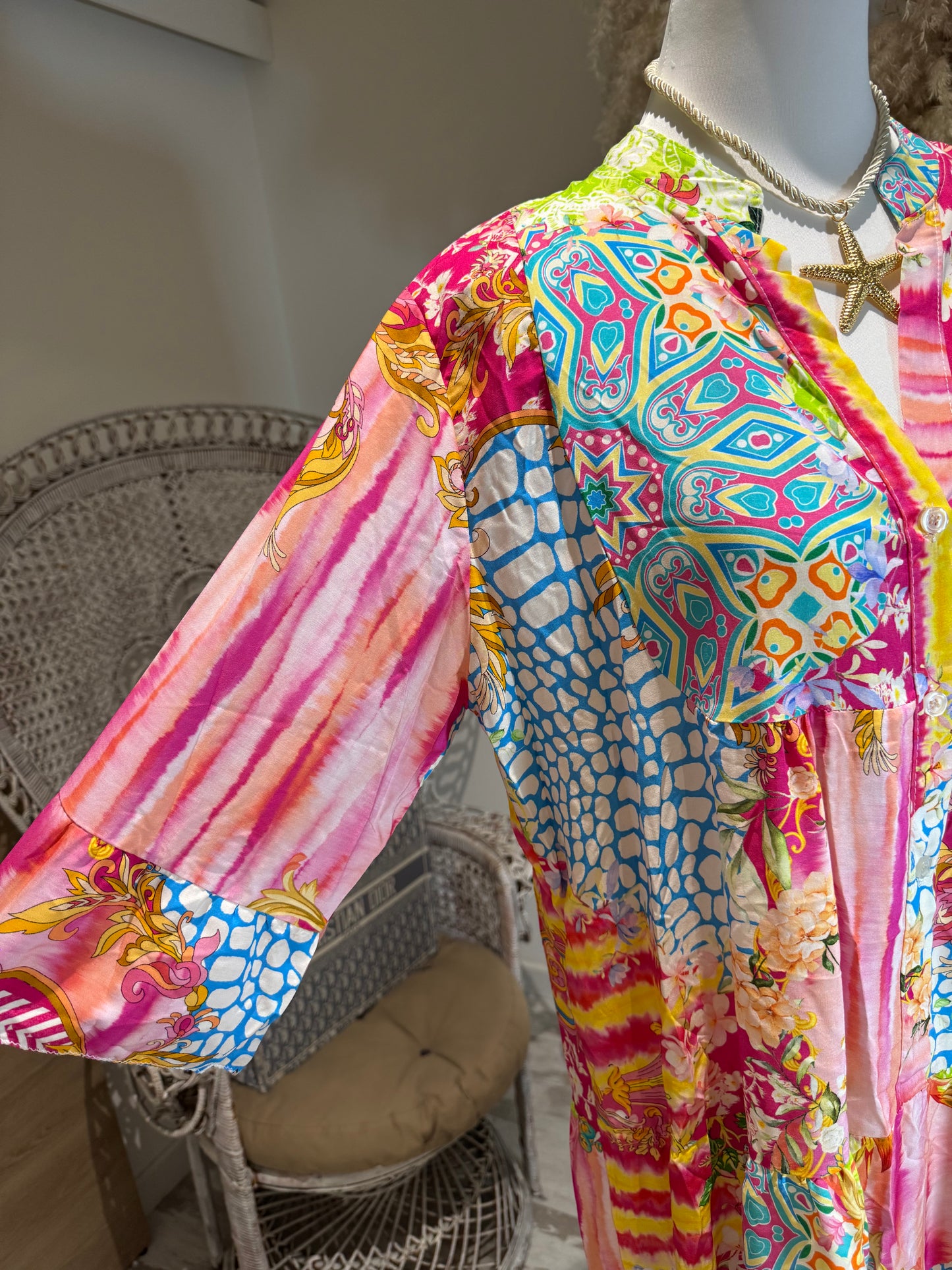 ROBE OVERZIZE COURTE "VITAMINE"