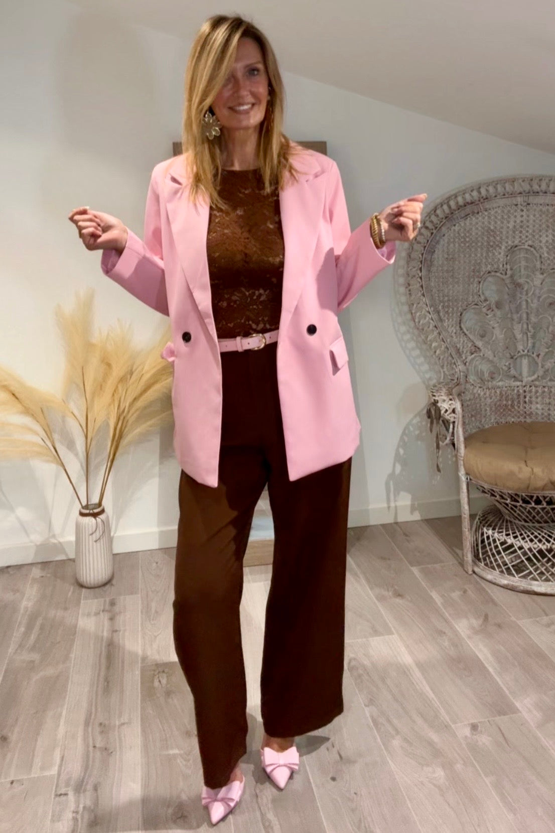 Blazer FLAMANT rose