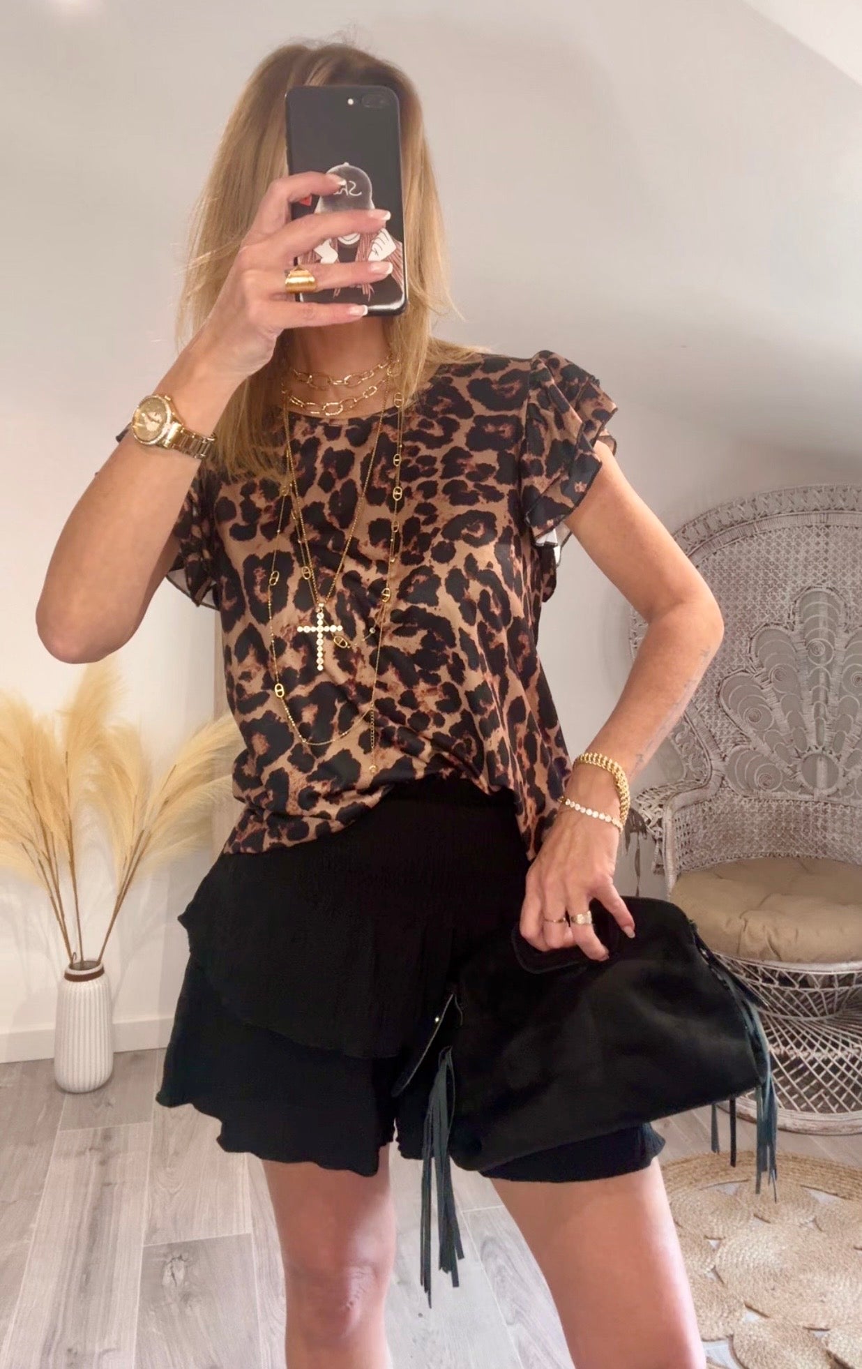 Jupe short DOLCE noir