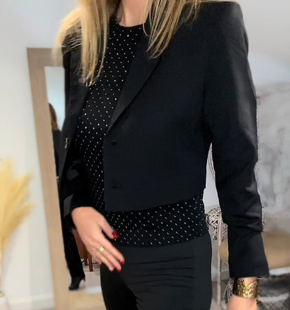 Blazer  CHICOS court noir.