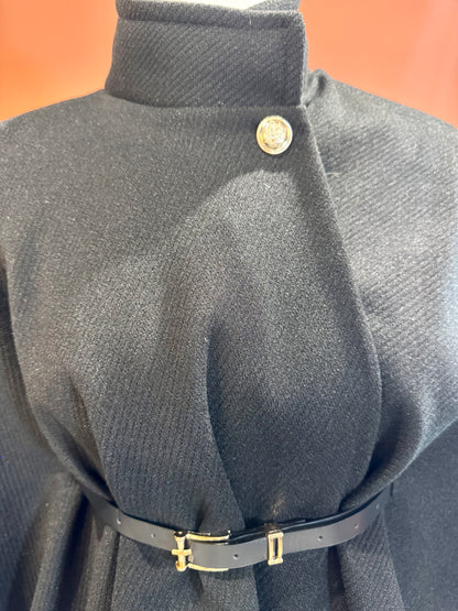 VESTE CAPE LA PARISIENNE  NOIRE