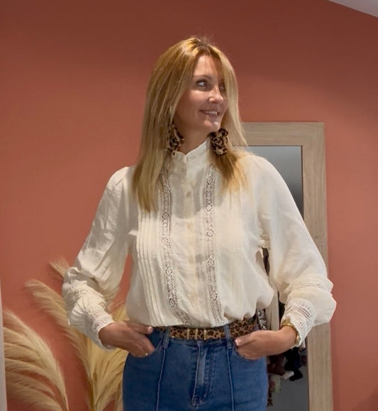 Chemise MOUSQUETAIRE beige