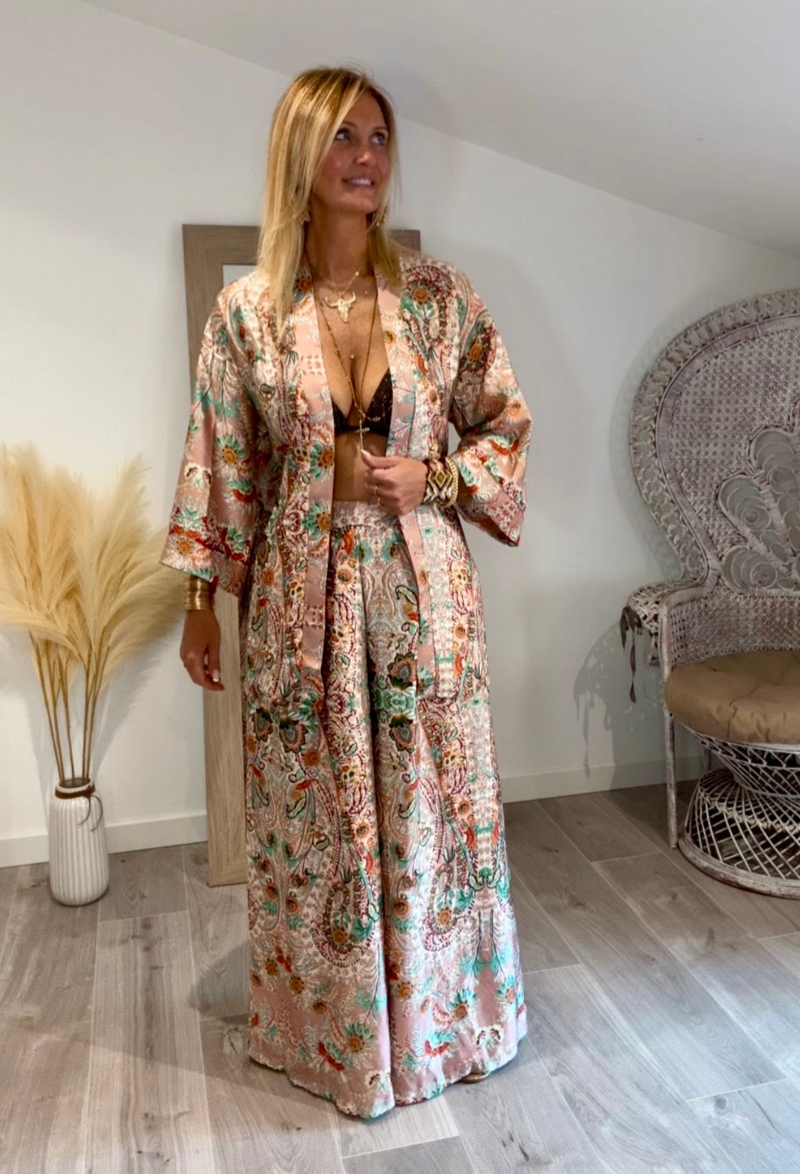 Ensemble bohème pantalon + veste
