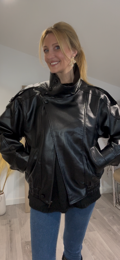 Veste BLOOM en simili cuir