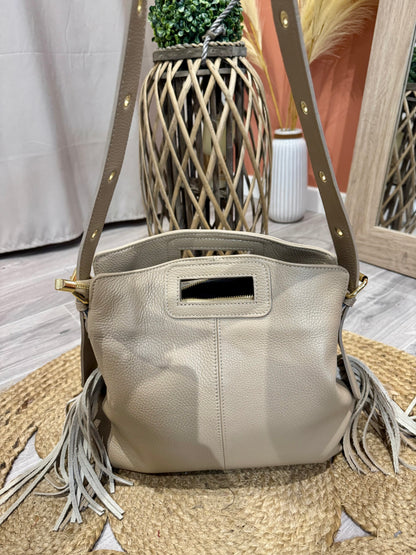 Sac INSPIMAGE en cuir véritable