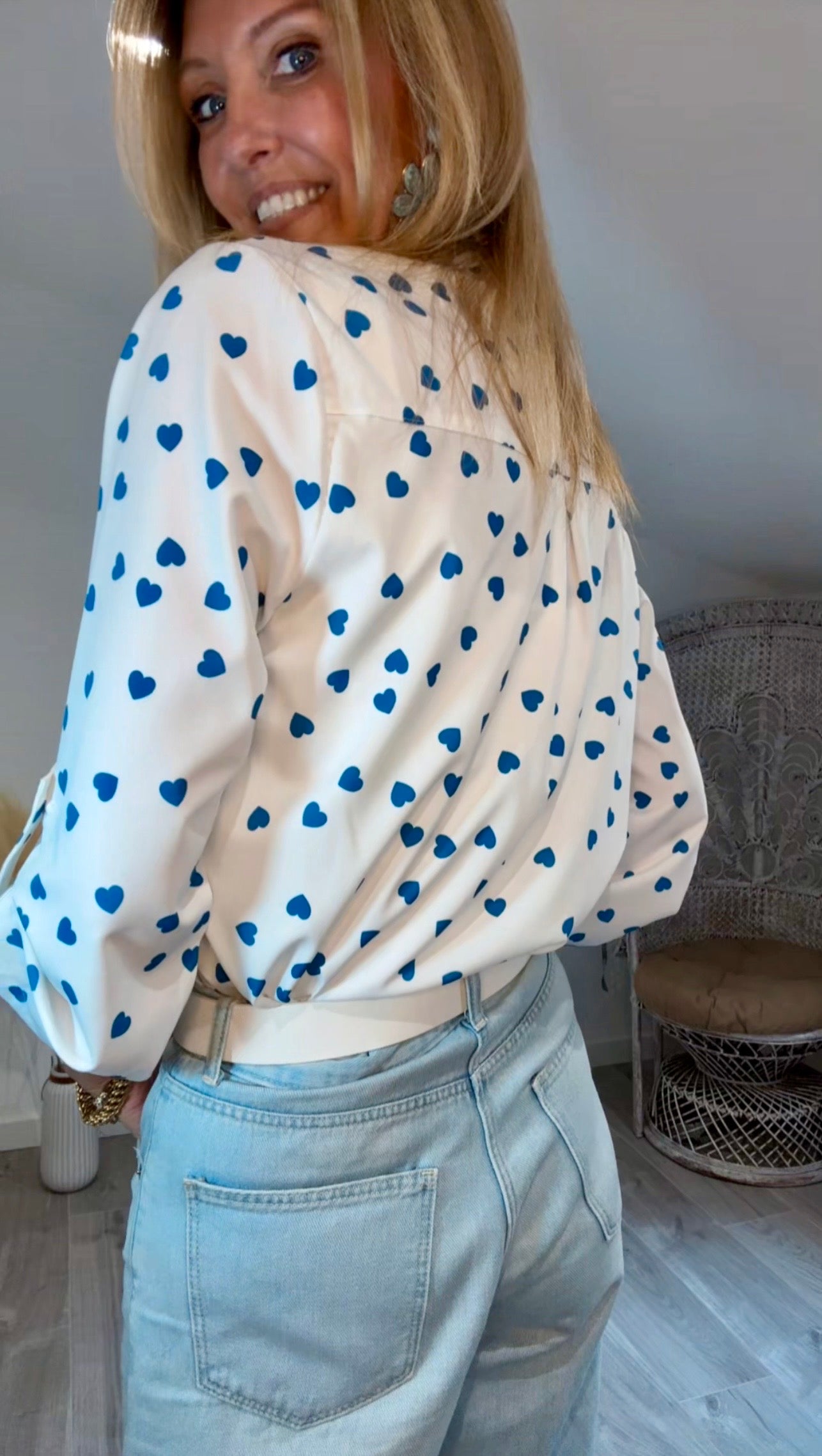 Chemise CORAZON bleue