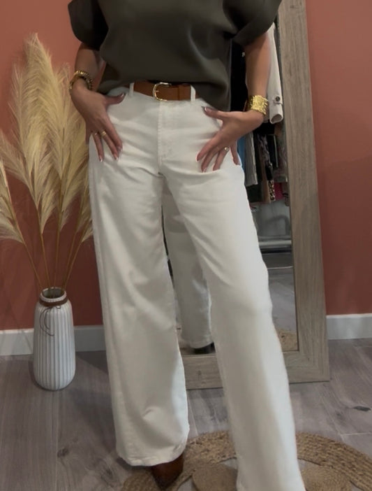 JEAN SANTANA ÉCRU WILDE LEG