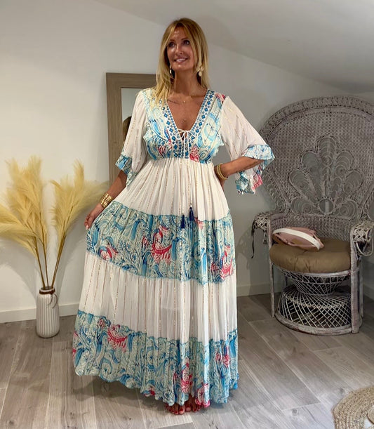 Robe longue bohème IBIZA
