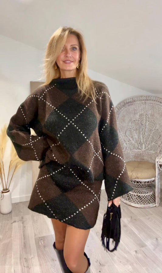 Jupe + pull BRITISH