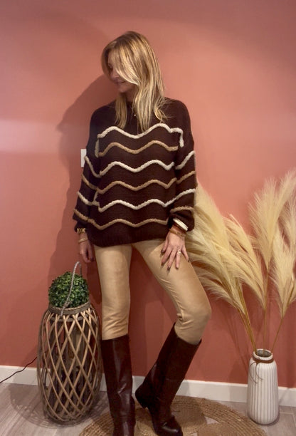 Pull MILCA chocolat
