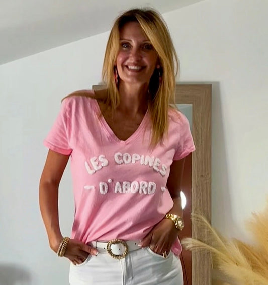 T-shirt COPINE rose