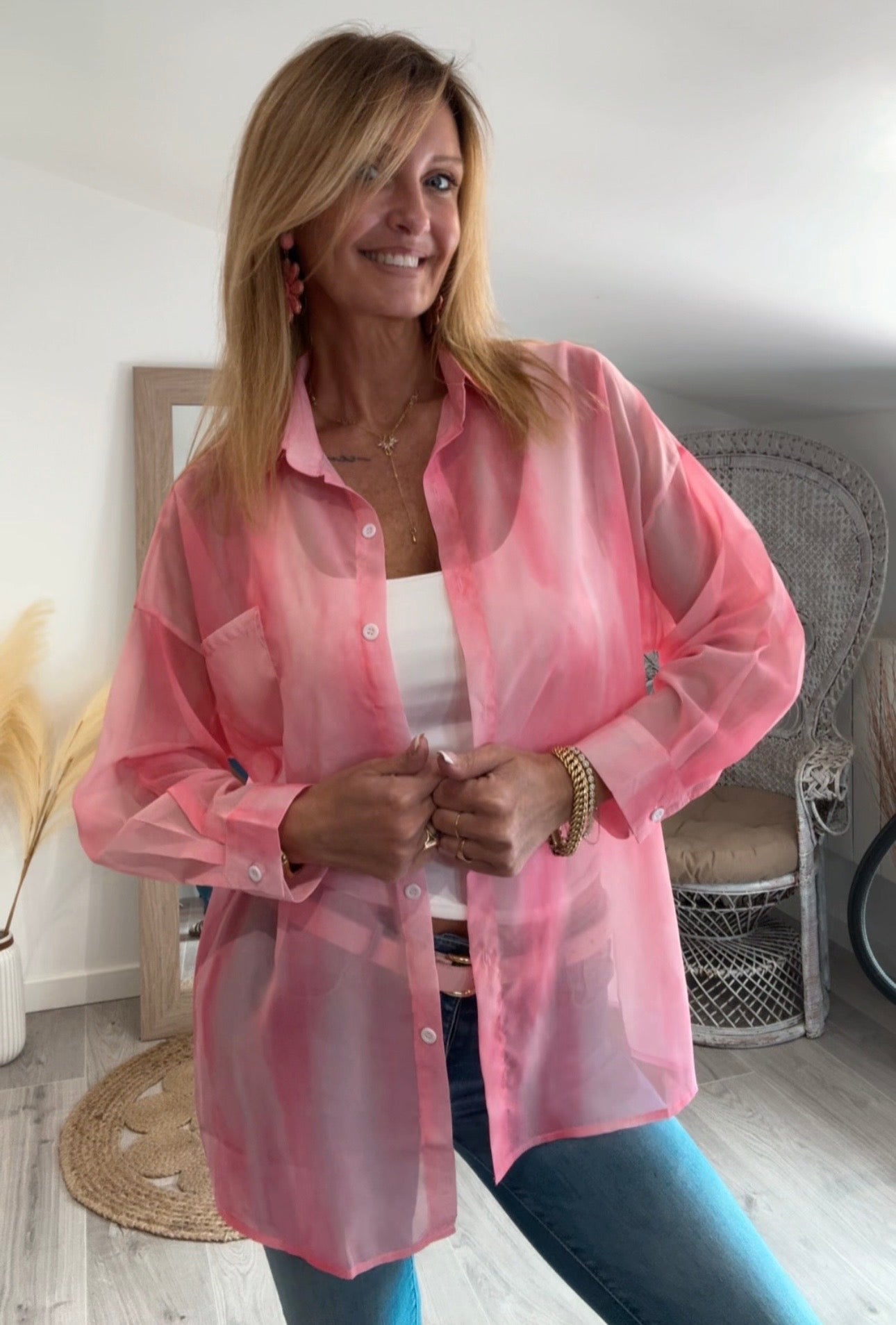 Chemise transparente TAGADA
