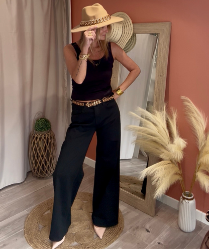 JEAN NOIR SANTANA WILD LEG