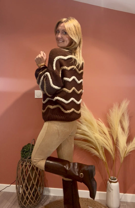 Pull MILCA chocolat