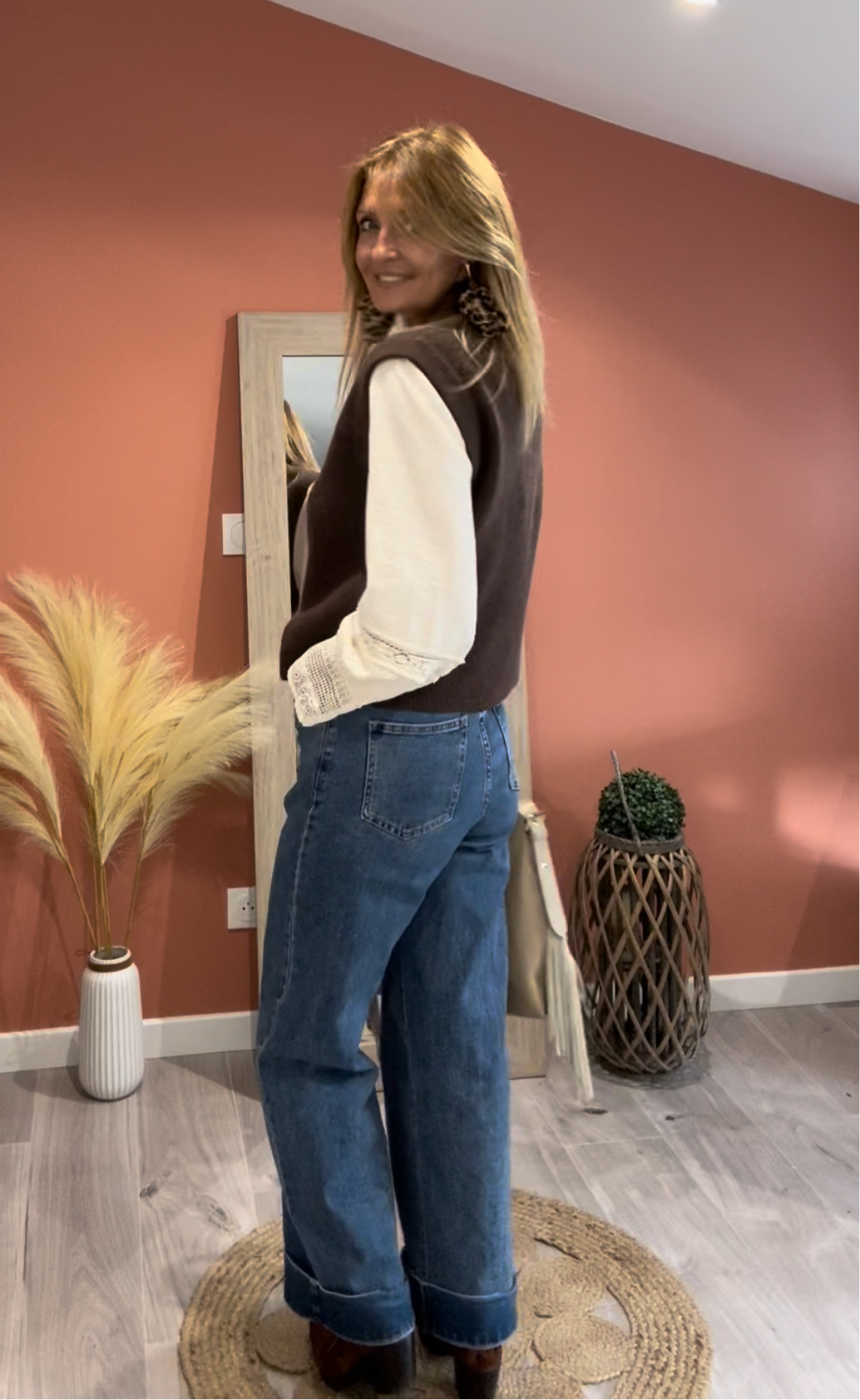 JEANS WIDE LEG "VINTAGE"