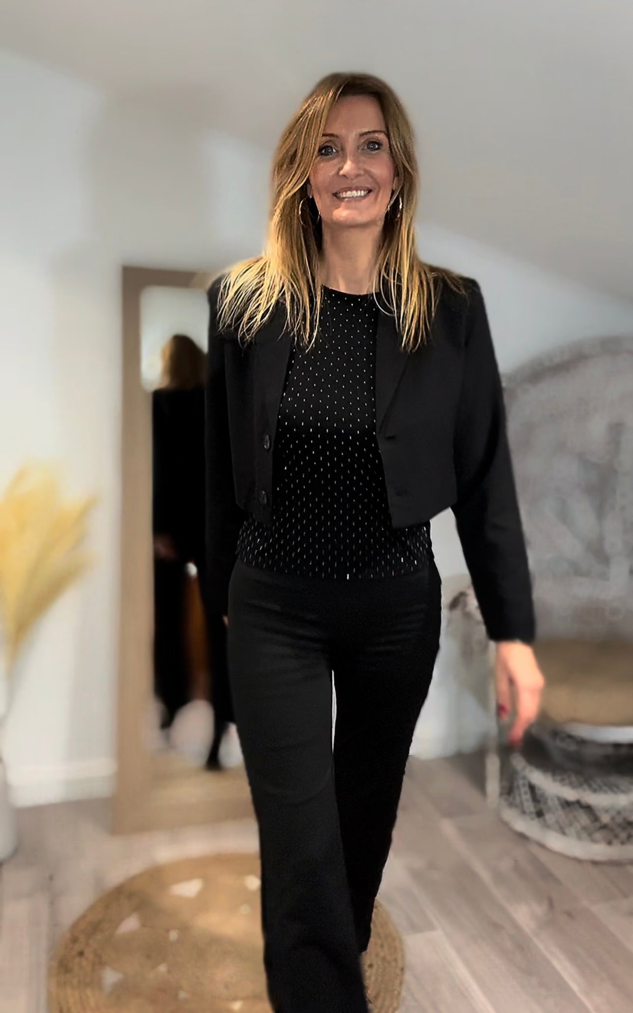 Blazer  CHICOS court noir.